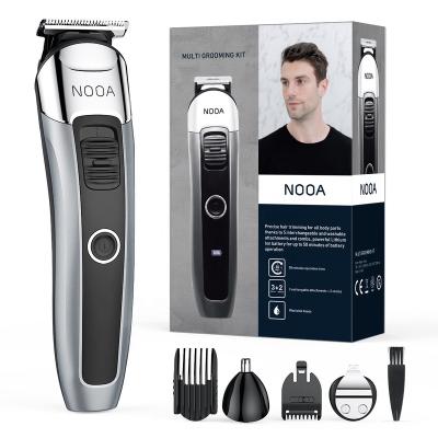 China Household VCAN Electric Beard Trimmer Cordless Nose Hair Trimmer Cutters Grooming Set Retail Trimming Mustache Facial Hair and Body For Men for sale