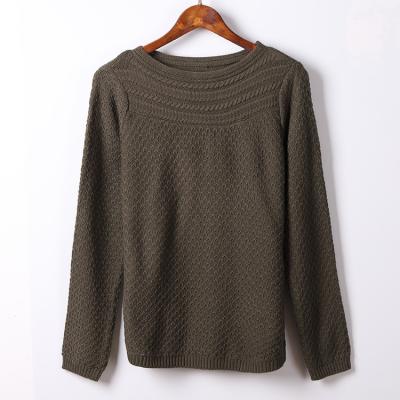 China Anti-wrinkle Women's Fall/Winter Long Sleeve Loose Knit Light Weight Round Neck Sweater Women Sweater for sale