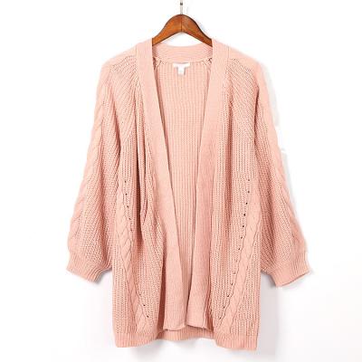 China Anti-wrinkle autumn and winter knitted cardigans coat women long sleeve knitted cardigan beautiful women's sweater sweater for sale