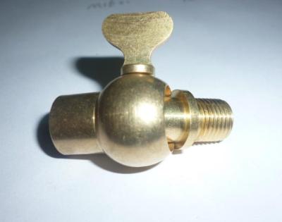 China Lighting Accessories Casting CNC Machining Brass Swivel Joint For Lamp for sale