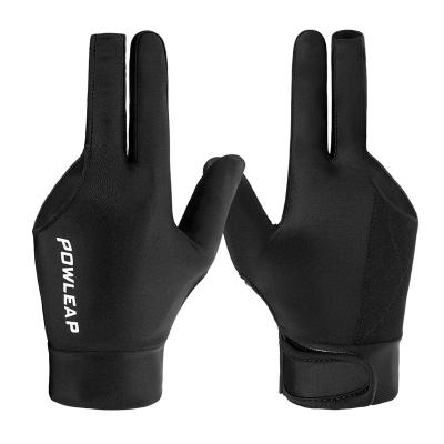 China Best Classic Breathable Comfortable Snooker Pool Gloves Fits On Left Hand For Cue Sport Glove Suppliers for sale