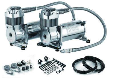 중국 자동차 4.5 CFM 150PSI를 위한 빠른 인플레이션 실바아강 듀얼 공기 스프링 압축기 판매용