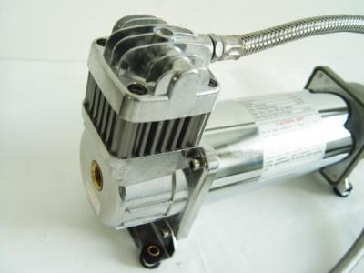 China Compressor portátil resistente 12v de choque do ar de 150PSI Chrome 1.75CFM com tanque do ar à venda