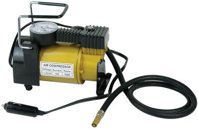 China Metallluftkompressor Reifenpumpe DC12v mit Griff für Auto Reifen Aufblasen zu verkaufen