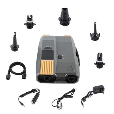 Cina Rechargeable Air Pump for SUP and with DC12V Car Plug AC 110v-220v Power Electric for Paddle Board in vendita