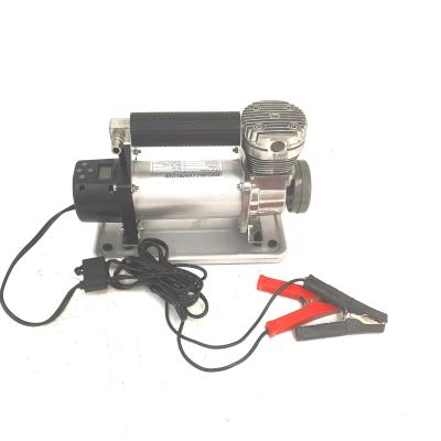 China Digital Heavy Duty Car Air Pump Metal Single Cylinder Car Air Compressor With Hose for sale