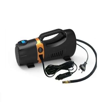 China Air Ride Mini Air Compressor Tyre Inflator Dc 12v Ac 110v - 230v 150psi for sale