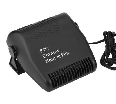 China Schwarz-Farbe 150w 12v Mini Portable Car Heaters Electric lang Berufsleben zu verkaufen