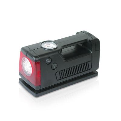 China Drei in einer Schwarz-Farbe des Auto-portierbaren Luftkompressor-Dc12v 250psi mit Lampe zu verkaufen