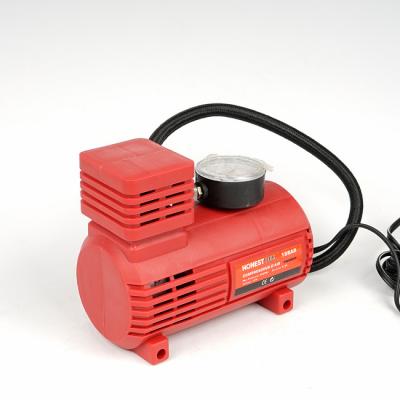 China Dc12v Car Portable Mini ABS Air Compressors For Tyre Infation With Cigarette Plug for sale