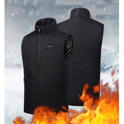 China Warm Heating Passionate Clothing Customized Winter Down Jacket USD Stand Collar Intelligent Heating Large Size Casual Jacket for sale