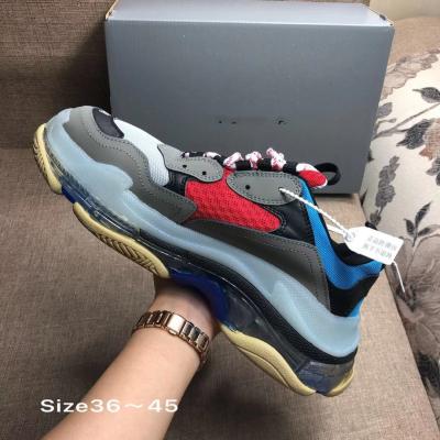 China CUSHIONING 2021 Custom Logo Women's Sports Shoes Men Balanciaga Running Sneakers Brand New Original Design Quality for sale