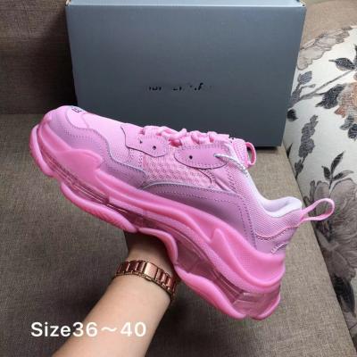 China CUSHIONING wholesale original brand shoes Balanciaga triples thick-soled increased cushioning sports shoes for sale