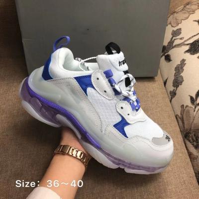 China CUSHIONING Original Quality Sneakers For Balanciaga Luxury Triple S Shoes Clear Unique Mens Womens Shoes Platform Fashion Sneakers for sale