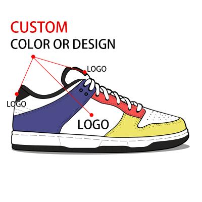 China Fashion Trend Hot Sale Brand Luxury Mens Womens Brand Custom White Sport Fashion Casual Sneakers For Men Custom PU Leather Sneakers for sale