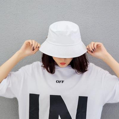 China Picture Black White Bucket Hat Unisex Bob Caps Hip Hop Fisherman Hat Covers Mens Womens Summer Panama Hat Beach Sun Fishing Boonie Hat for sale