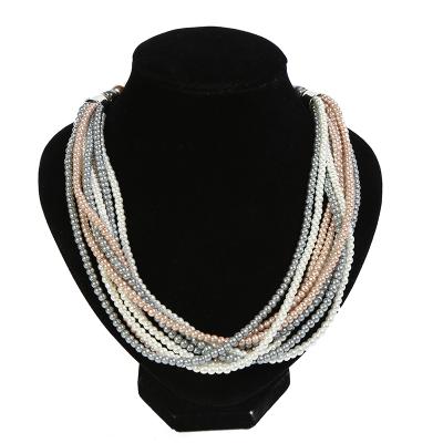 China Religious Wholesale Pure Pearl Necklaces Indian Bridal Bridal Jewelry Sets For Promotion Gifts for sale