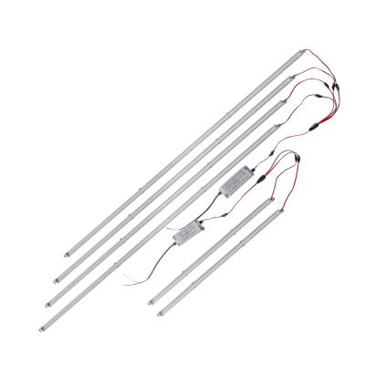 China Troffer Modification Strip Kits High Power 4FT 60W 80W Clear Or Frost Magnetic Troffer Diffuser Led Modification Kit Strips for sale