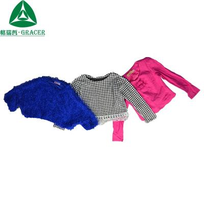 China Casual Cheap Wholesale Korea Used Clothing Winter Long Sleeve T Shirts for sale