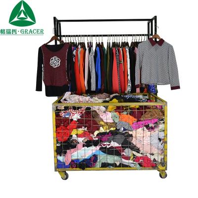 China Gracer's Casual Oversized T-Shirt Used Canada Clothing Second Hand Clothing for sale