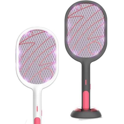 China Free Shipping Free Sample Voucher Free Light Swatter Racket Mosquito Killer Lamp 1200mah for sale