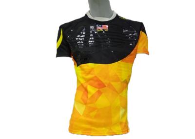 China De volledige de Unie van het Sublimatierugby Absorptie van de de Stoffen Sterke Vochtigheid van Jerseys Sneldrogende Te koop