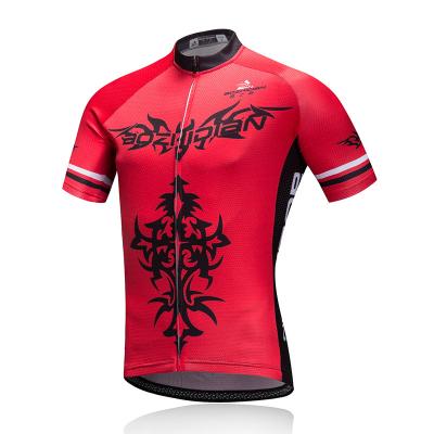 China Rode Kleurendouane die Beheer van de de Stoffenvochtigheid van Jersey Sportwear het In te ademen cirkelen Te koop