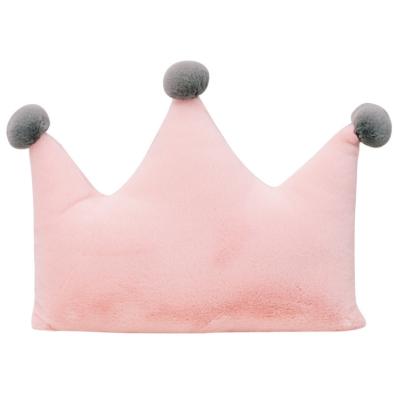 China Viable Brand Luxury Decorative Chair Kids Cushion Cute Crown Stars Moon Plush Sofa Cushion for sale