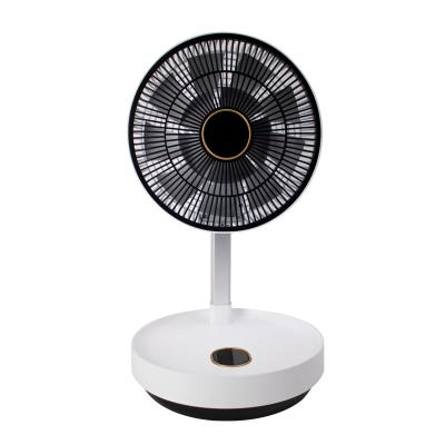 China Folding fan floor and dual function portable folding desktop fan DC fan tuya remote control app for sale