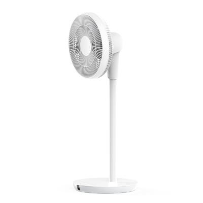 China Wholesale New Vertical Design 28w High Quality Smart Wireless Rechargeable Air Circulation Floor Fan Cool Home DC Fan for sale