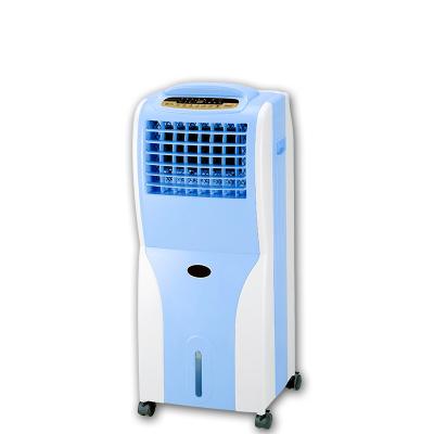 China Low Noise Portable AC Air Cooler Hotel Room Floor Standing Air Cooling Cabinet Fan With 10L Tank for sale