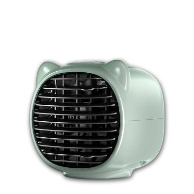 China 2021 Hot Selling Mini Hotel Small Desktop Cooler Rechargable Fan for sale