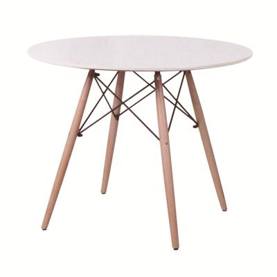 China Modern new design solid wood table for dining room and cafe for sale