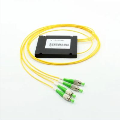 China FTTH FTTB FTTC Splitter FBT 1x4 Coupler 1310nm 1490nm 1550nm Single Triple Optic Fiber Window With FC SC Connector for sale