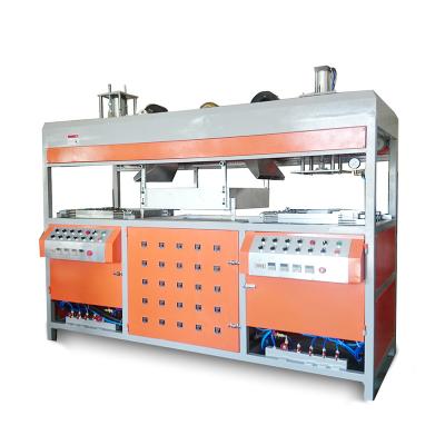 China Plastic Vacuum Thermoforming Machine Double Station Blister Vacuum Forming Machine For Food Container for sale