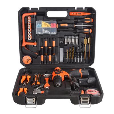 China Power Tools Workable Cheap Chargeable Cordless Drill Bit Set Cordless Drill Set Household Tool Kit Power Tool Set for sale