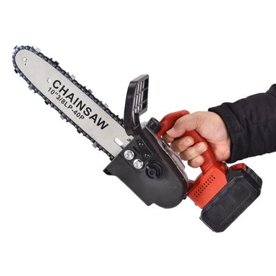 China Suppliers Anti-skid Wood Cutting Mill Small Chainsaw Regargable Battery Powered Brushless Portable Mini Lithium Chain Saw for sale