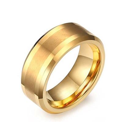 China High CLASSIC Good Quality Custom Made Simple Tungsten Carbide Fashion Wedding Rings Gift For Men for sale