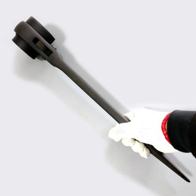 China 36/41/46/50/55mm Ratchet Socket Industrial Large Size Heavy Open End Wrenches for sale