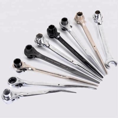 China Industrial Construction Scaffold Wrench / Sturdy Double Waist Hold Ratchet Wrench for sale