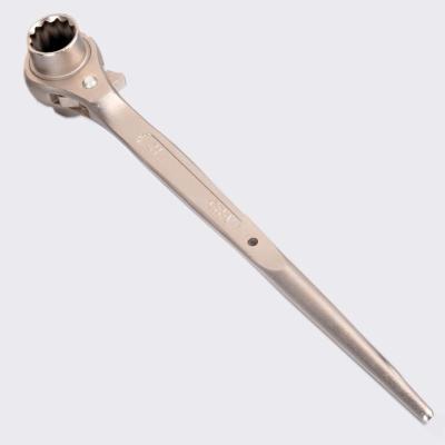 China Structural DIY Tools Ratchet Wrench Weed Double Wrench Ratchet Socket Scaffolding Wrench for sale