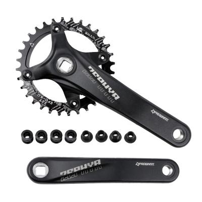 China Authentic Mountain Bikes New PROWHEEL 2021 New Mountain Bikes Aluminum Alloy Square Crankset 30t/42t MTB Crankset for sale