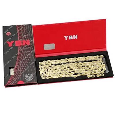 China 2021 High Quality Authentic Titanium Gold MTB Mountain Road Bike Black Chain Guide YBN 11E 11v 33 Bike 2021 Speed ​​For shimano groupset for sale