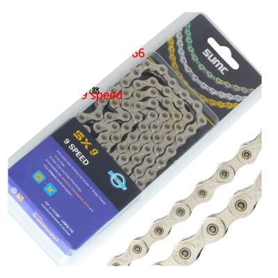 China High Quality Authentic 2021 SUMC SX9 3X9 9speed Silver MTB Mountain Road Bike Chain Guide For shimano groupset for sale