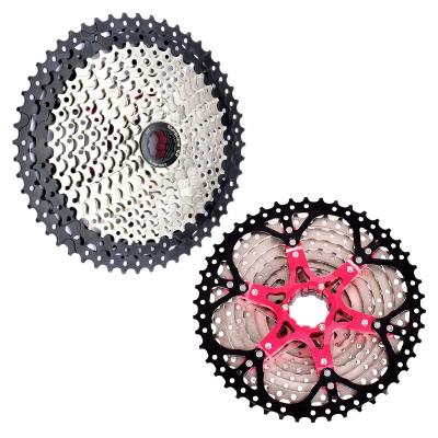 China Authentic MTB bike 2021 hot sale sun 11 speed 11-46T 50T 52T carbon steel mtb bick bicycle cycle cassette freewheel for shimano Hg for sale