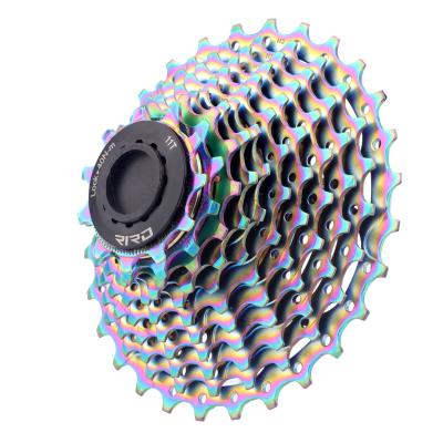 China Road Bike RIRO Rainbow Chrome-molybdenum 9v 10v 11v Steel Speed ​​Road Bike Cassette for shimano for sale