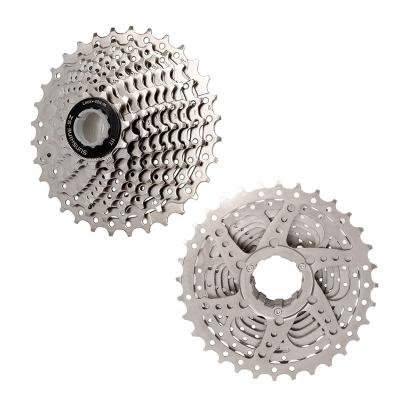 China Authentic road bike 2021 hot sale sun 10 speed 11-28T 11-32T carbon steel road bick bicycle cycle cassette freewheel for shimano for sale