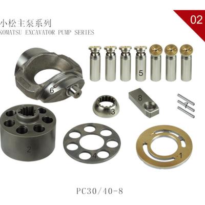 China Komatsu PC45-8 PC30 PC75UU PC40-7 PC50 Swing Motor Hydraulic Pump Spare Parts Repair Kit Rotory Group for sale