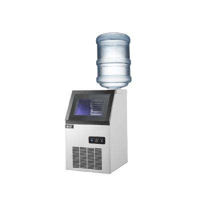 China Logo Large Capacity Bar Cafe Office Ice Cube Machines Hotel Commercial Home Portable Portable Ice Maker for sale