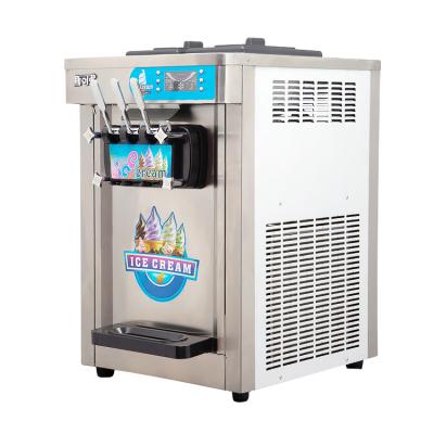 China Chinese Easy Operation Snack Factory Home Appliances Table Top Making Maker Brave Man Ice Cream Cream Machine for sale